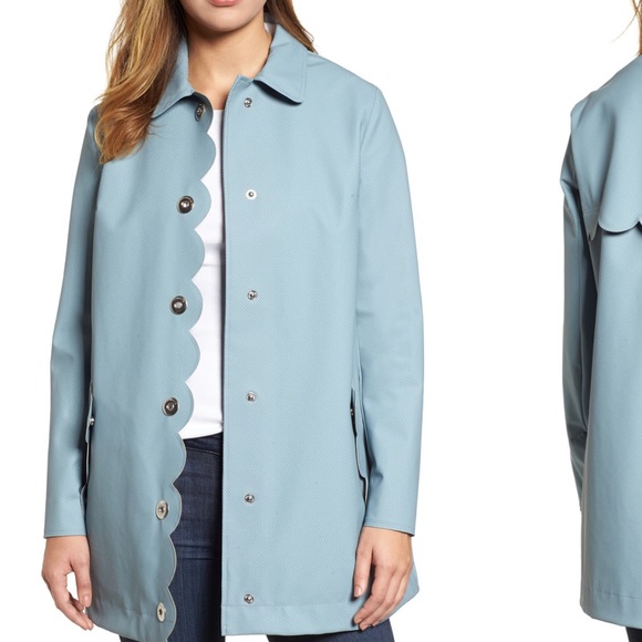 Hunter Jackets & Blazers - {Hunter} Blue Mist Raincoat
